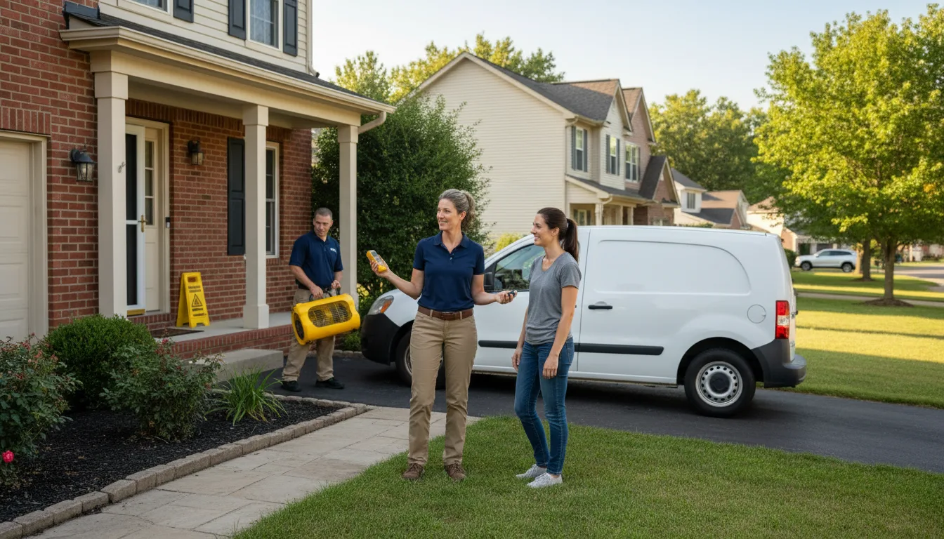 Water restoration image for Water Damage & Restoration Services in Hampstead, MD